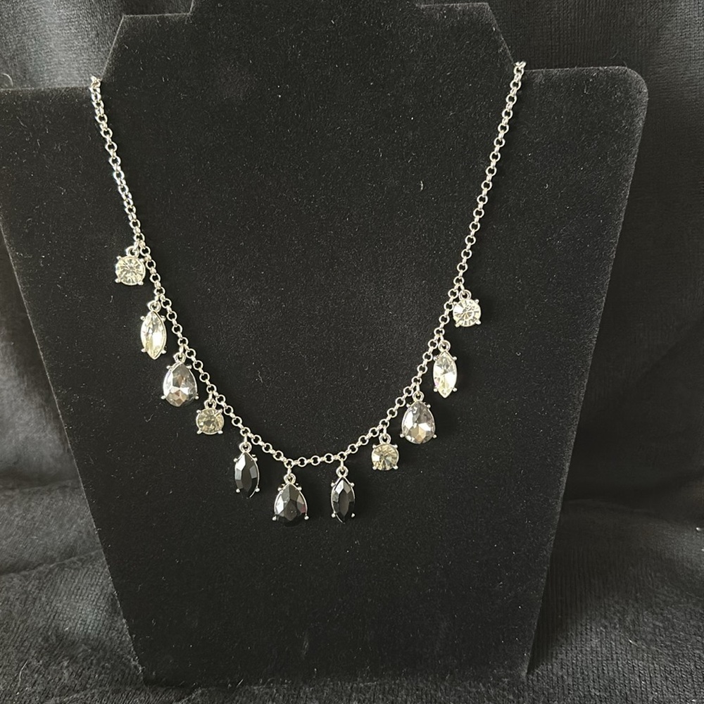 14th and Union Faceted Glass and Gothic style Necklace. Bundle of 2